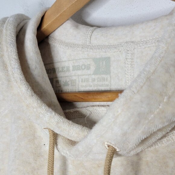 Howler Bros Terrycloth Hoodie‎ Oatmeal Heather Beige Pullover Sweater Medium M - Picture 5 of 6